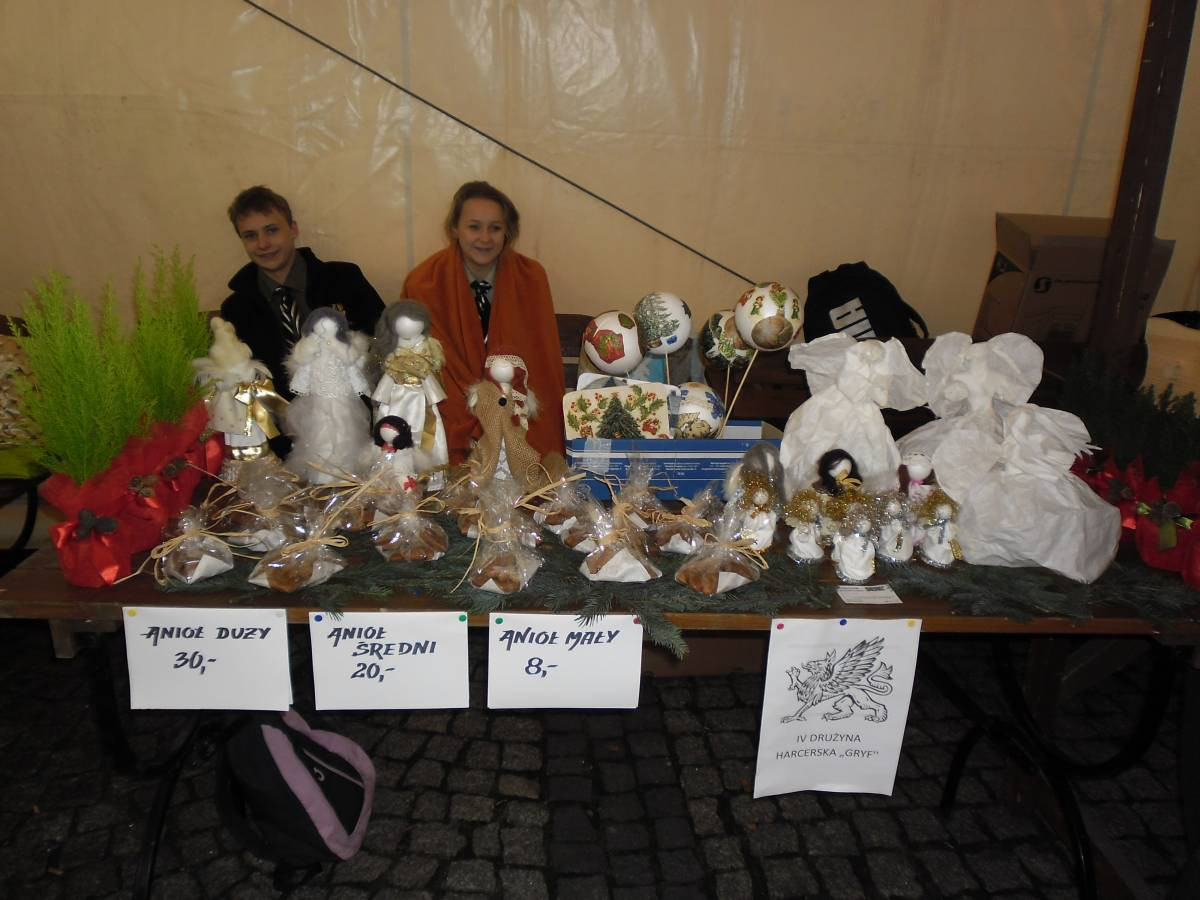 Jarmark na chwilę przed otwarciem