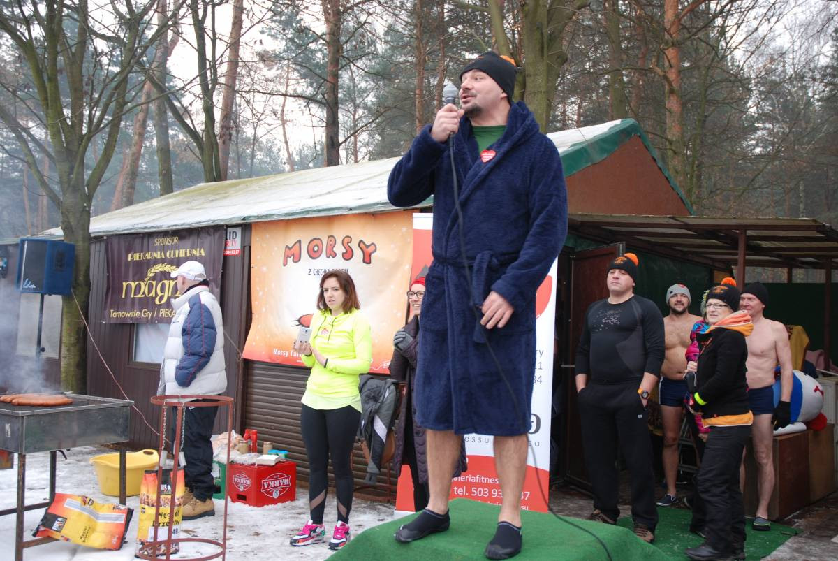 Zimowa kąpiel dla orkiestry