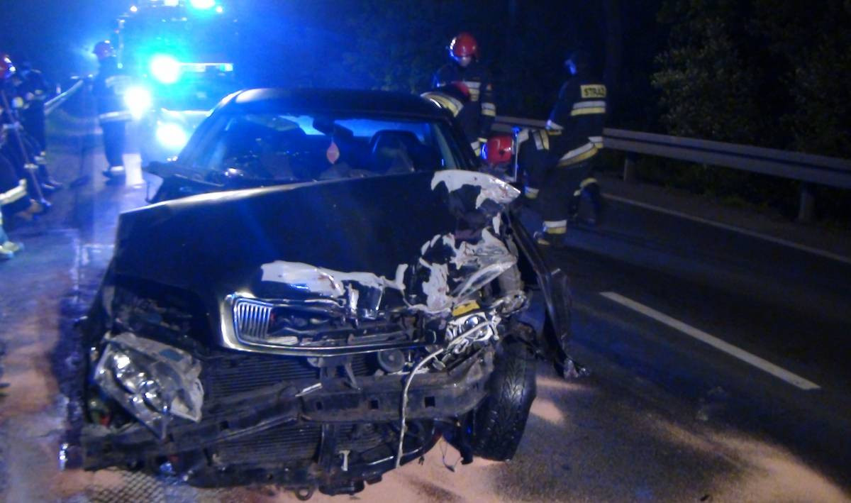 Karambol na tarnogórskiej obwodnicy