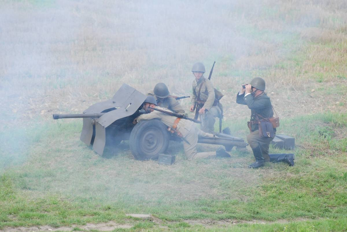 Czołgi w płomieniach