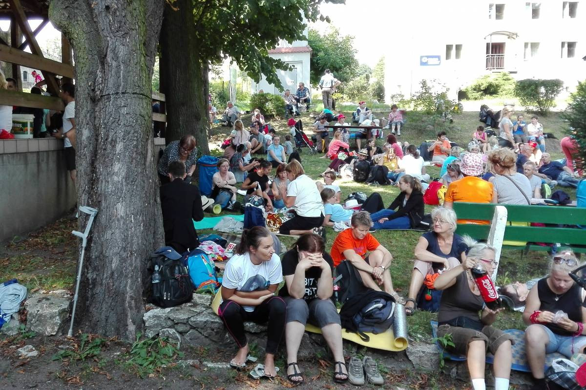 Pielgrzymi w Kamieńcu