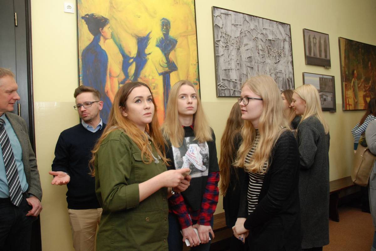 Śląscy malarze w Staszicu