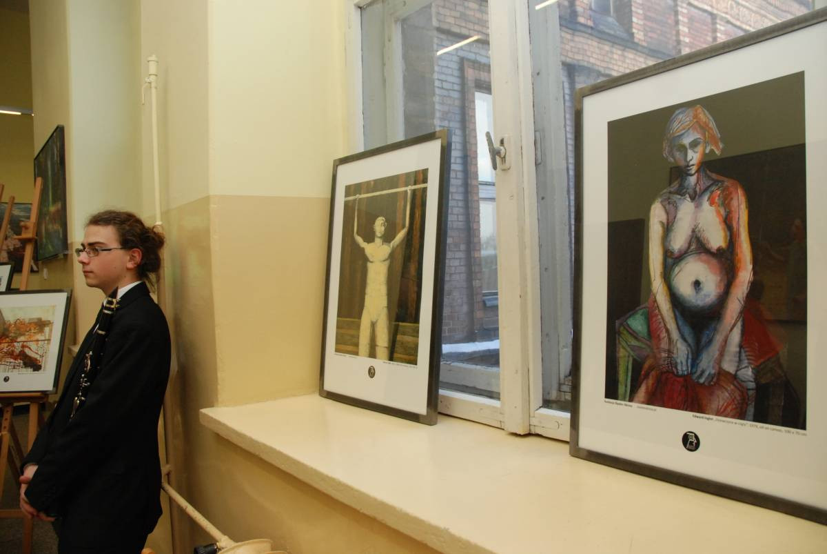 Śląscy malarze w Staszicu