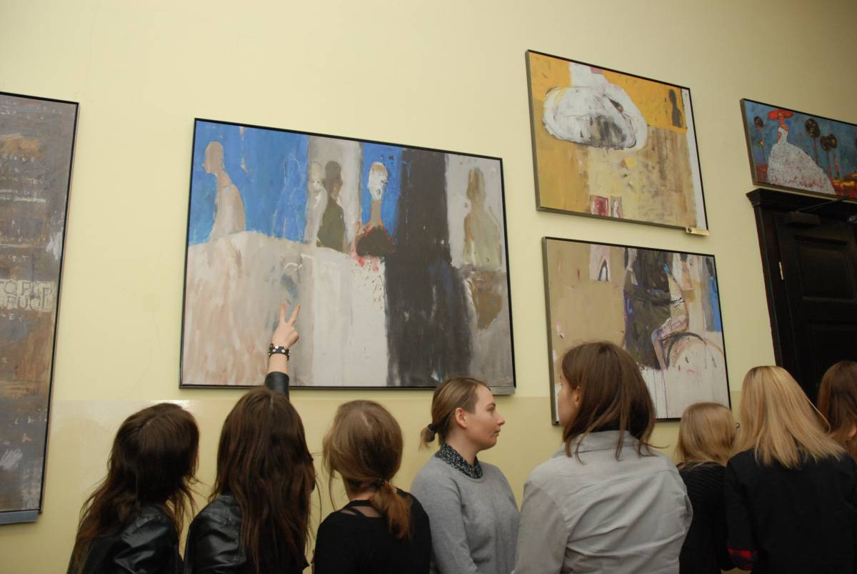 Śląscy malarze w Staszicu