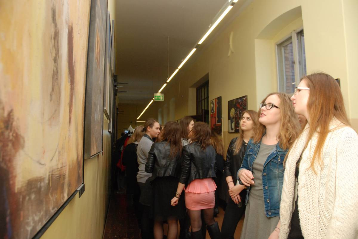 Śląscy malarze w Staszicu