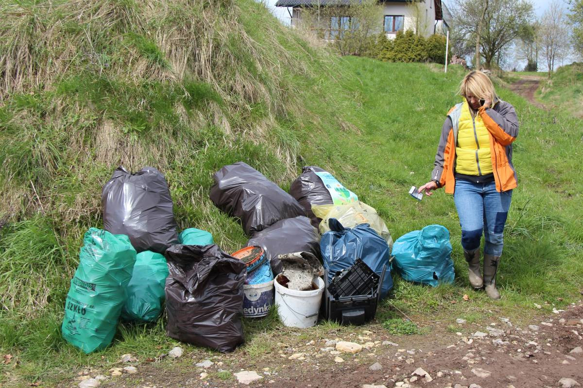 Mieszkańcy sprzątali Repty