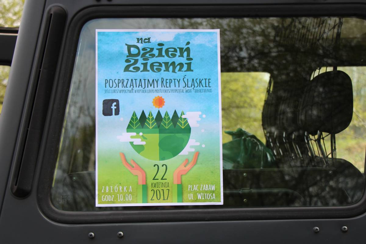 Mieszkańcy sprzątali Repty