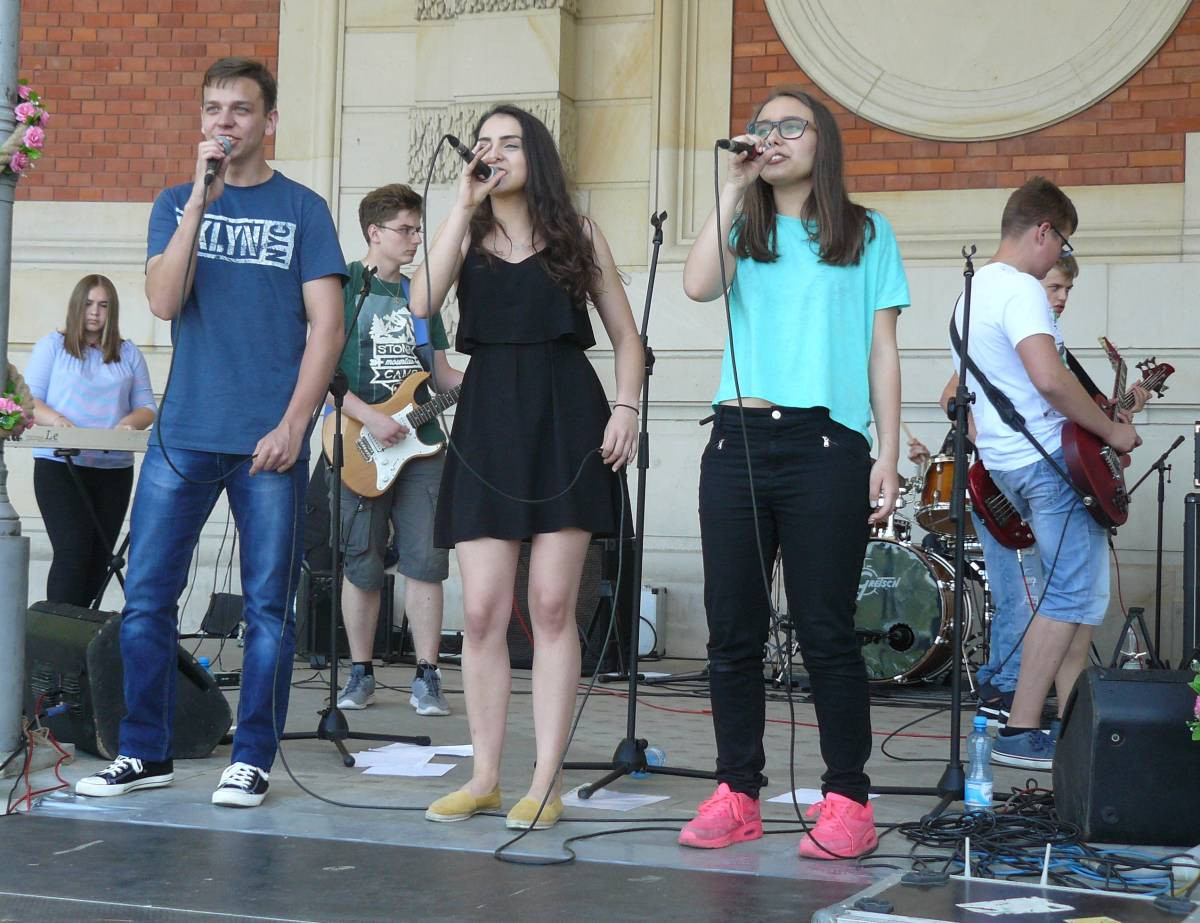 Samuraje w parku w Świerklańcu