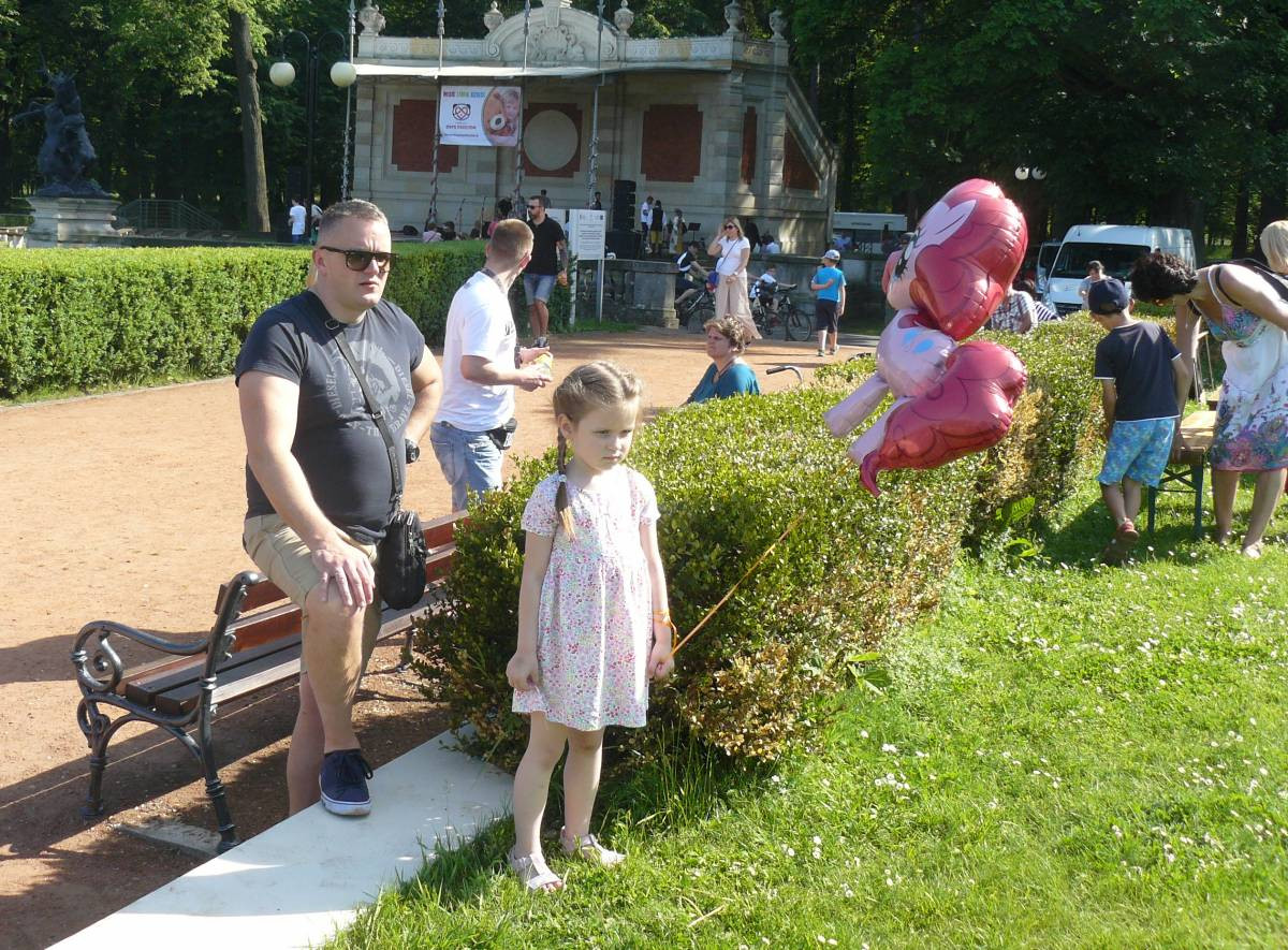 Samuraje w parku w Świerklańcu