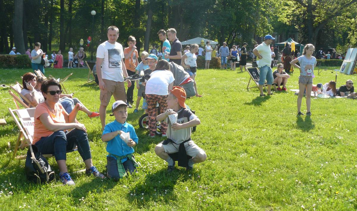 Samuraje w parku w Świerklańcu