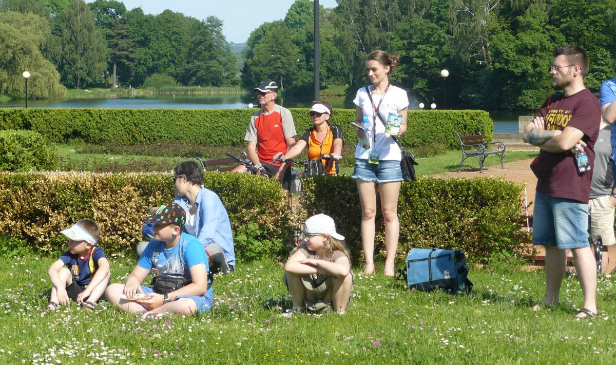 Samuraje w parku w Świerklańcu