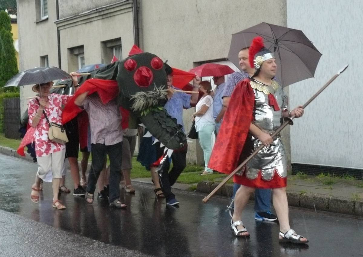 Ulewa na początek Dni Miasteczka Śląskiego