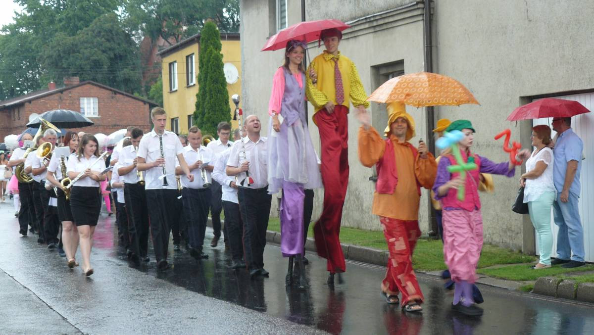 Ulewa na początek Dni Miasteczka Śląskiego