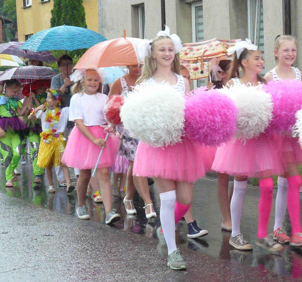 Ulewa na początek Dni Miasteczka Śląskiego