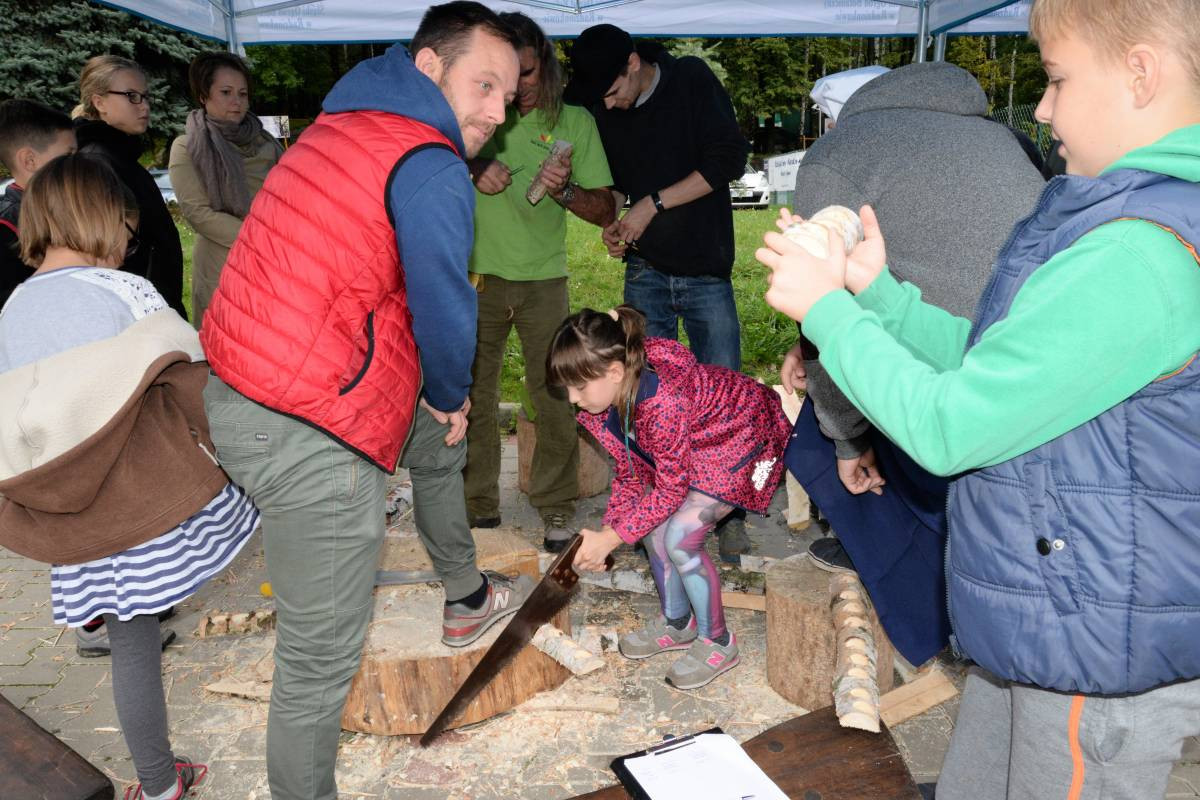 Dożynki pod zachmurzonym niebem