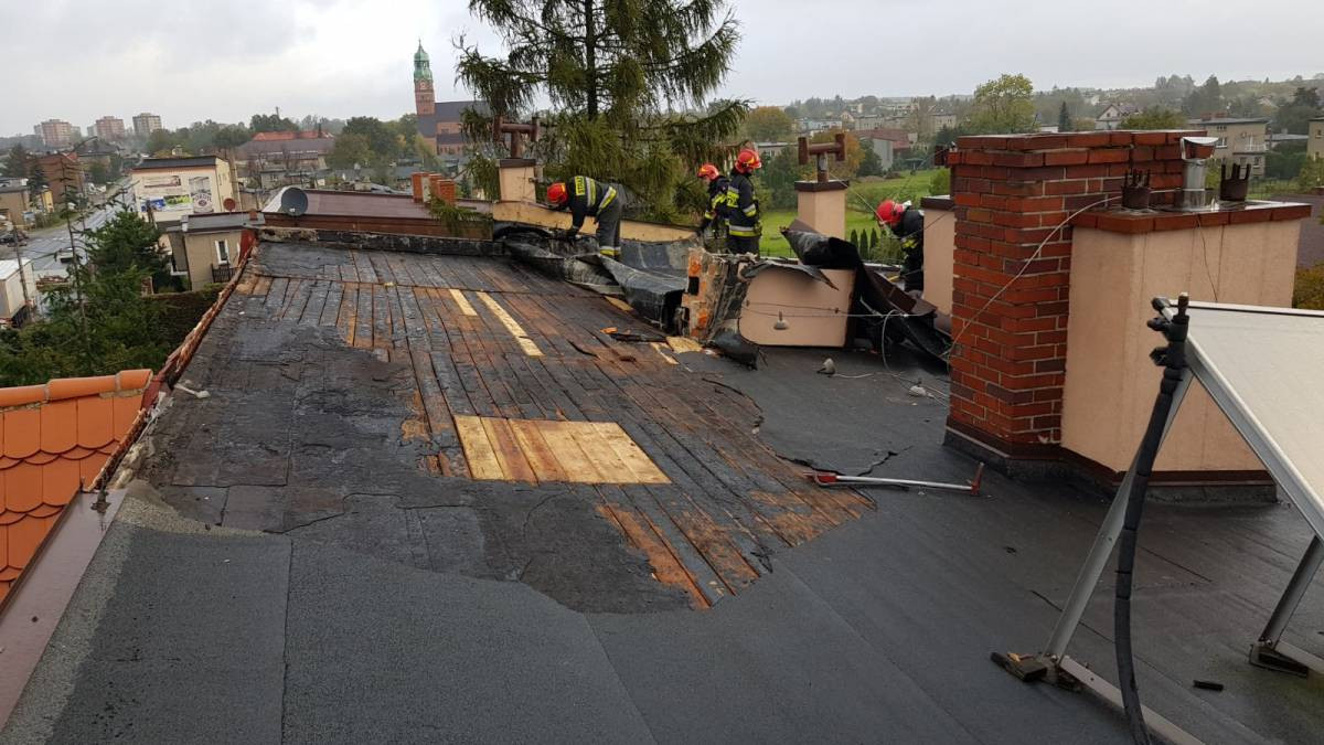 Ksawery uderzył minionej nocy