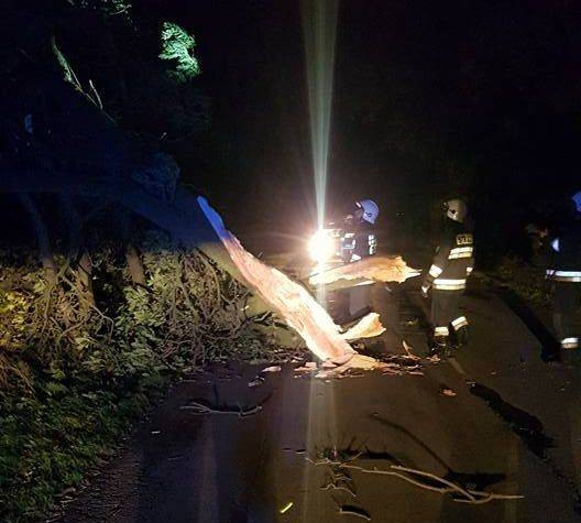 Ksawery uderzył minionej nocy