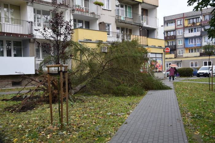 Ksawery uderzył minionej nocy