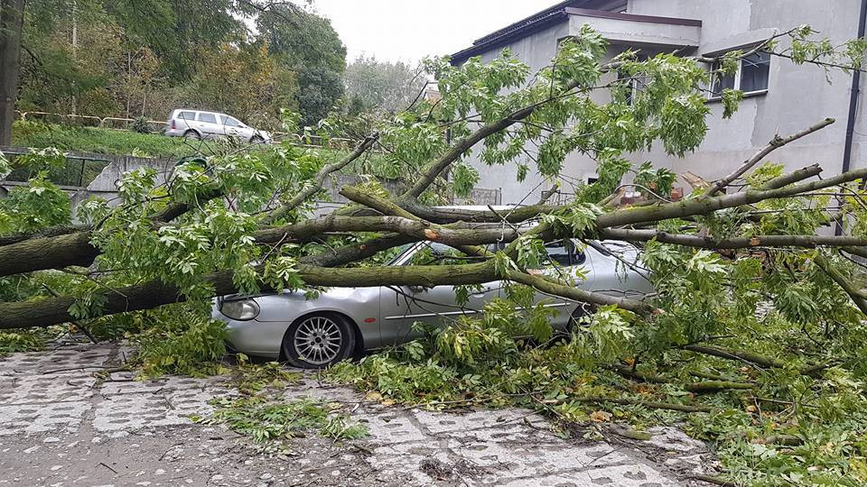 Ksawery uderzył minionej nocy