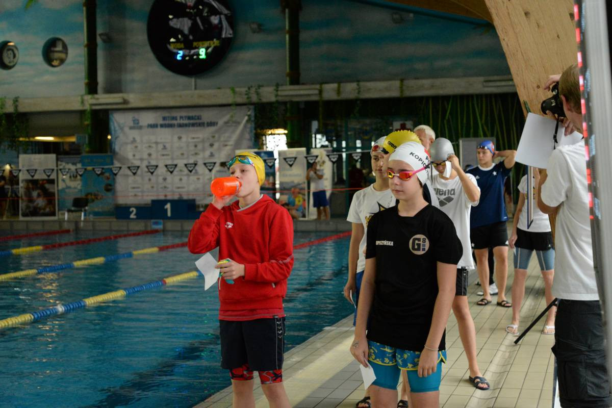 Pływali z olimpijką