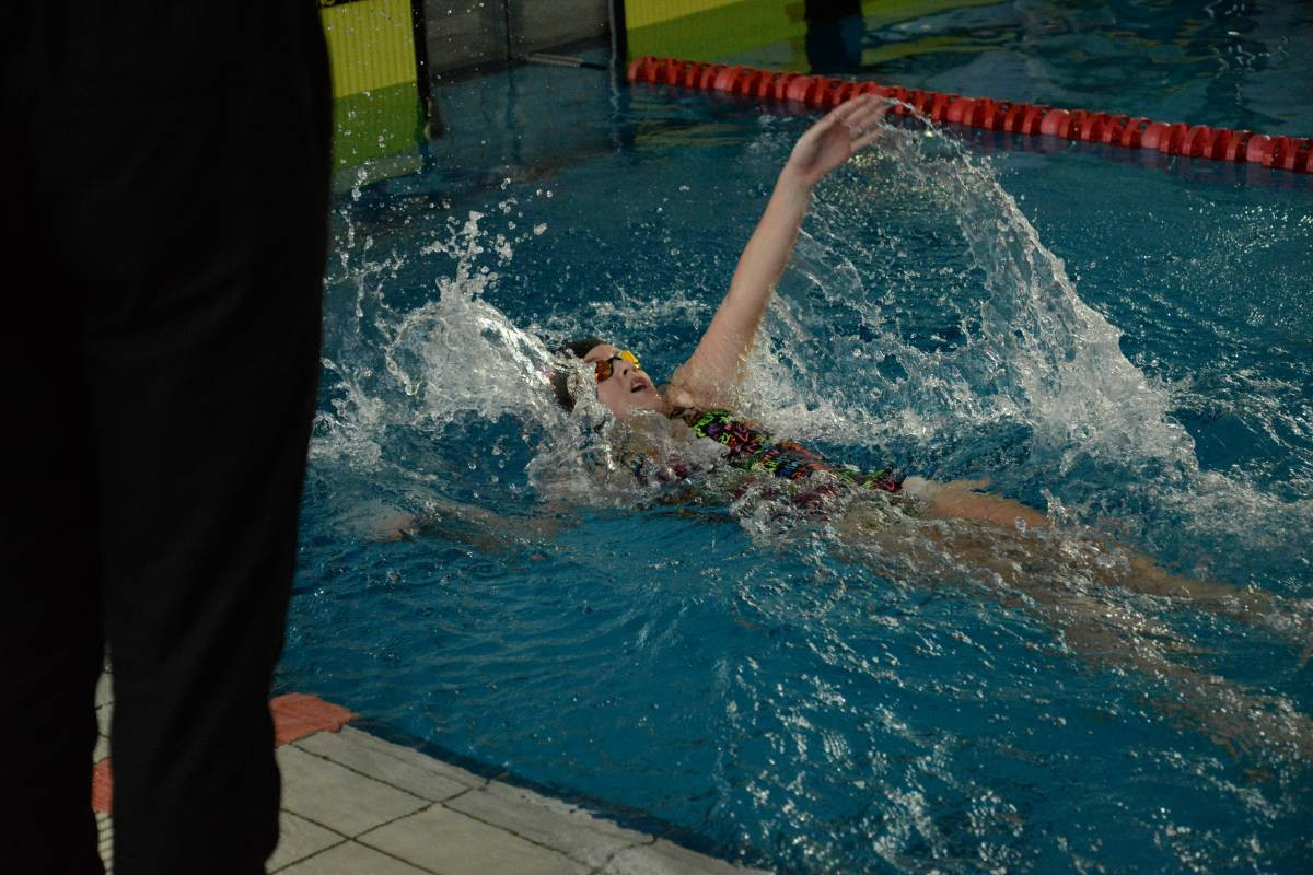 Pływali z olimpijką