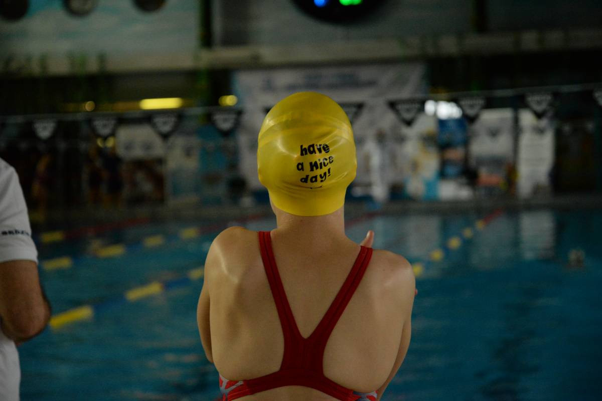 Pływali z olimpijką