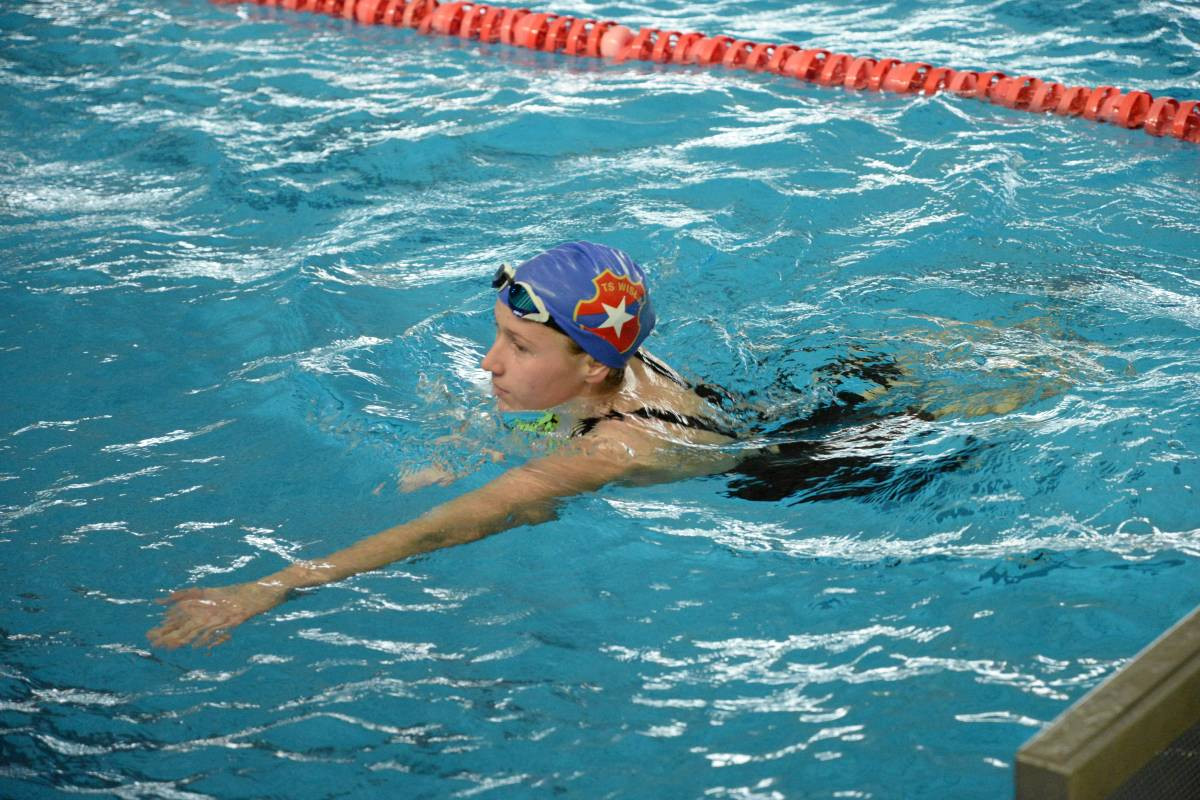 Pływali z olimpijką