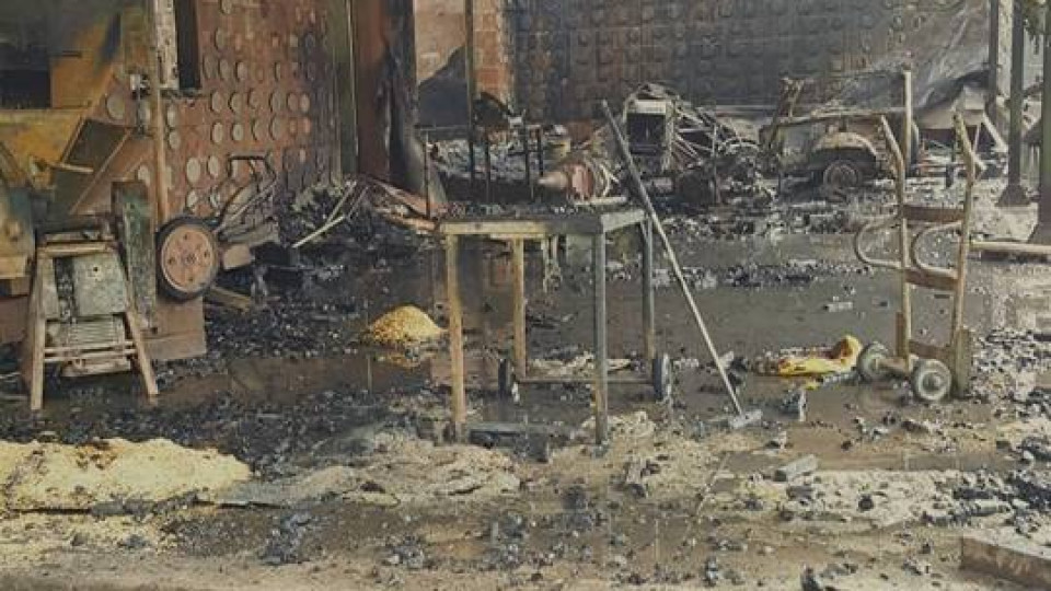 Pożar: 28-latka i 3-miesięczne dziecko w szpitalu