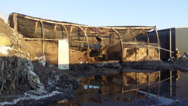 Pięć pożarów w firmach zajmujących się odpadami