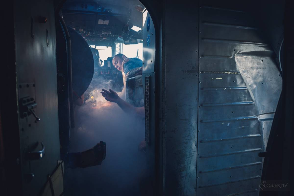 Samolot w ogniu. 15 rannych