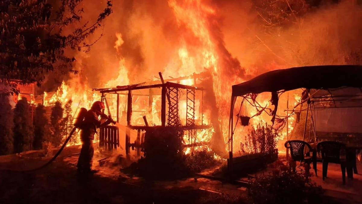 Pożary na ogródkach działkowych