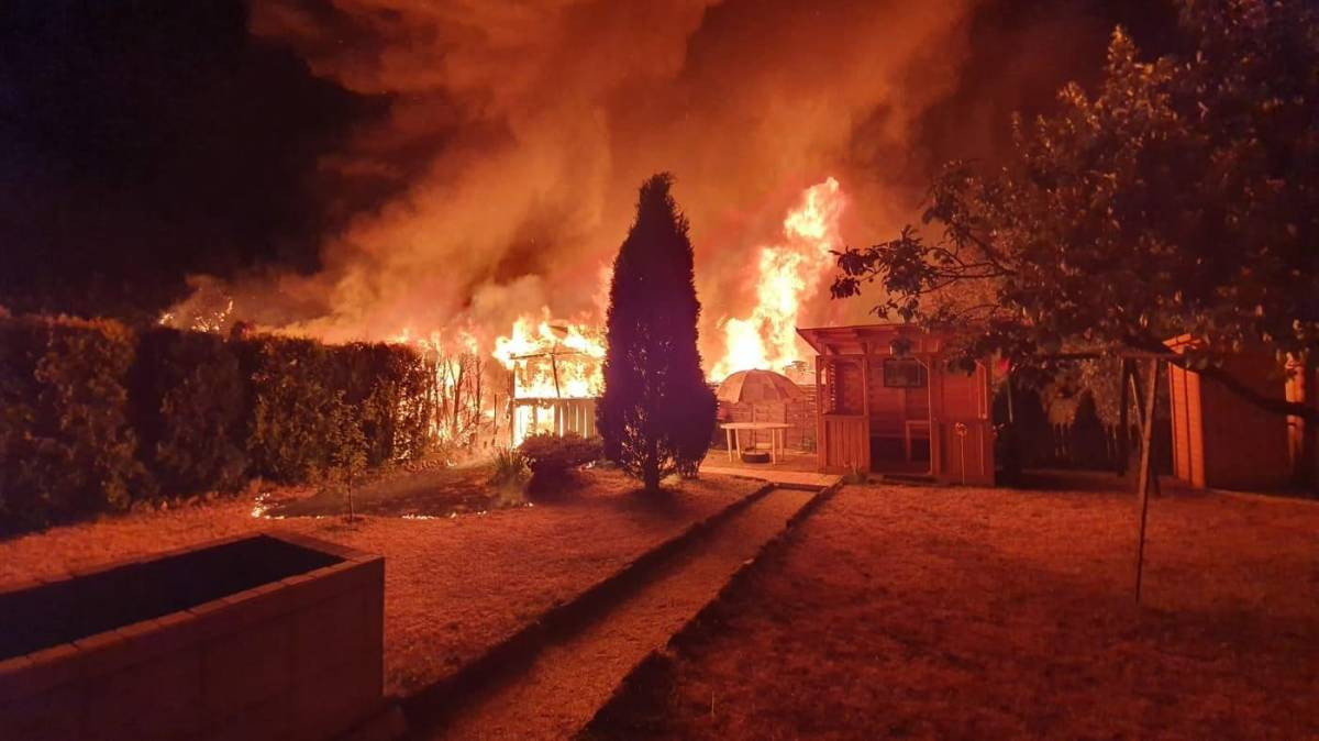 Pożary na ogródkach działkowych