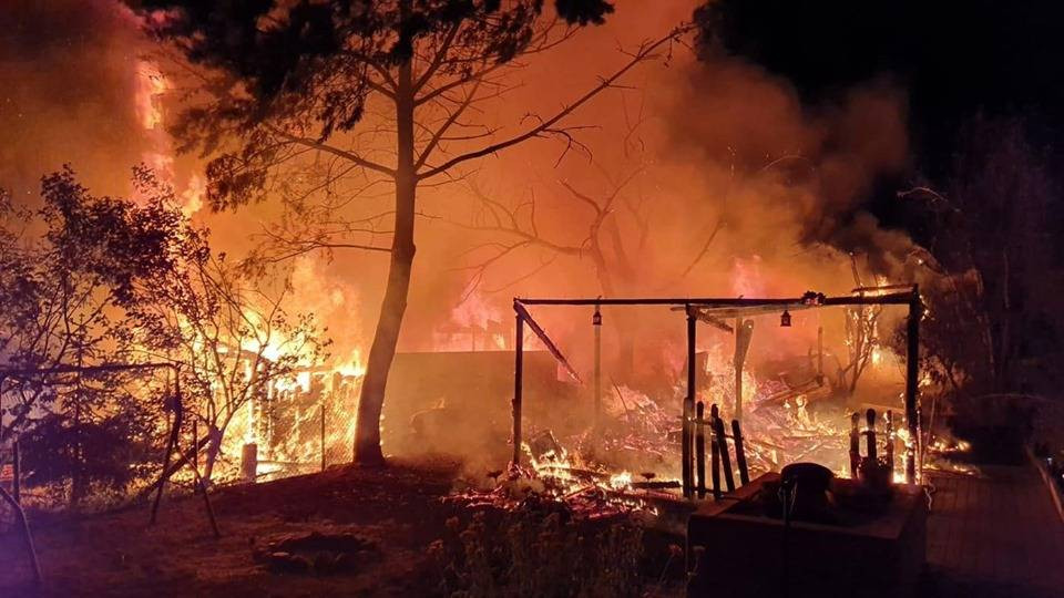 Pożary na ogródkach działkowych