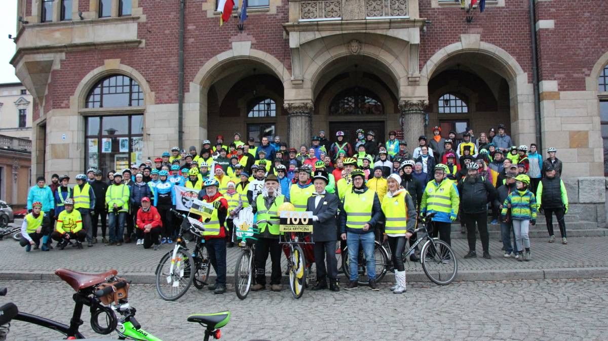 Tarnogórska Rowerowa Masa Krytyczna już po raz setny