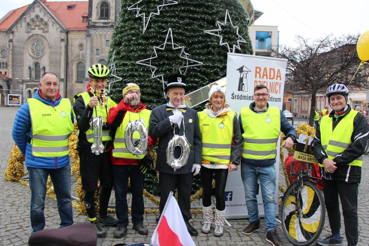 Tarnogórska Rowerowa Masa Krytyczna już po raz setny