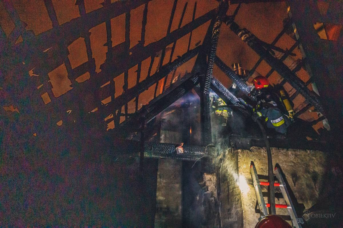 Bytom. Orzech. Pożary od fajerwerków