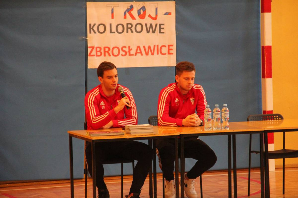 Piłkarze Górnika Zabrze odwiedzili nasze szkoły