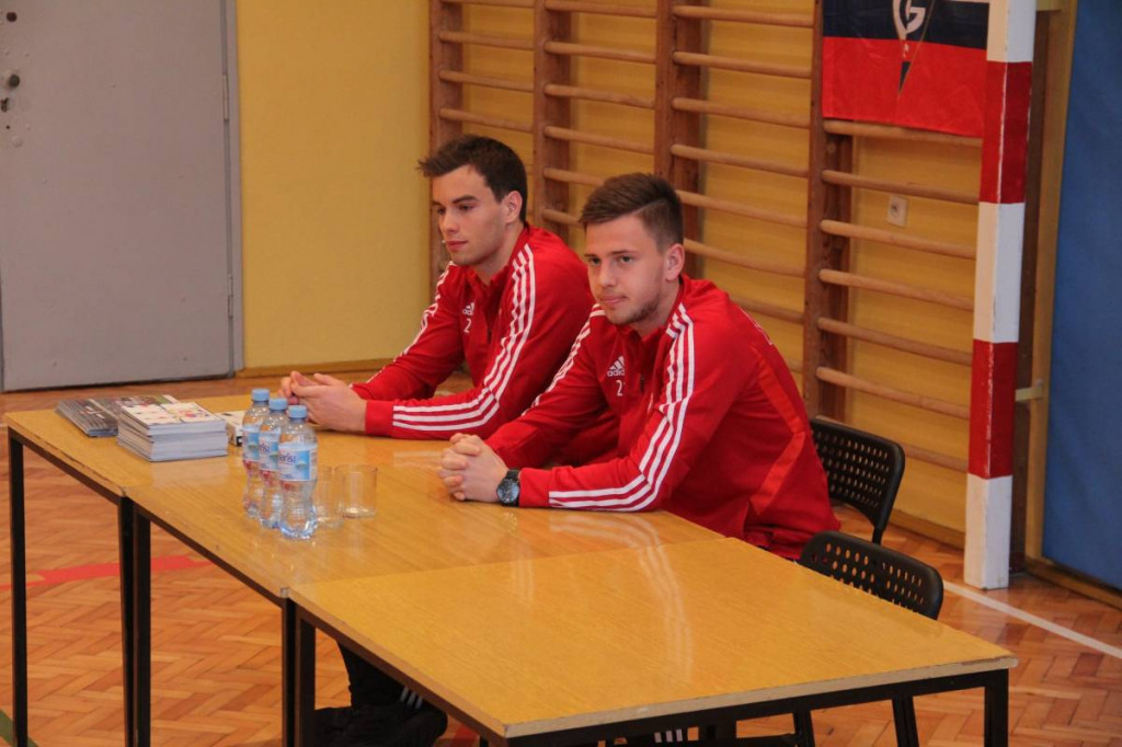 Piłkarze Górnika Zabrze odwiedzili nasze szkoły