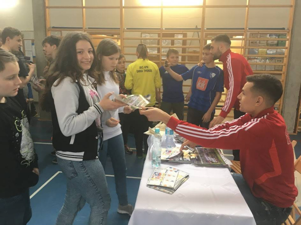 Piłkarze Górnika Zabrze odwiedzili nasze szkoły
