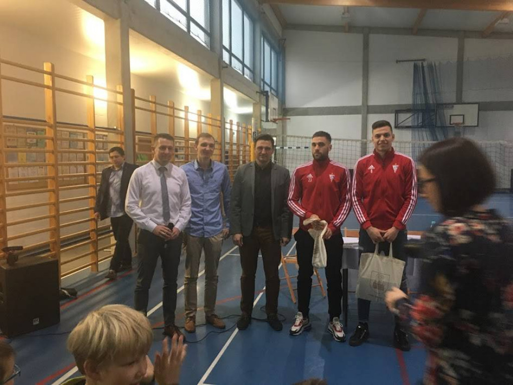 Piłkarze Górnika Zabrze odwiedzili nasze szkoły