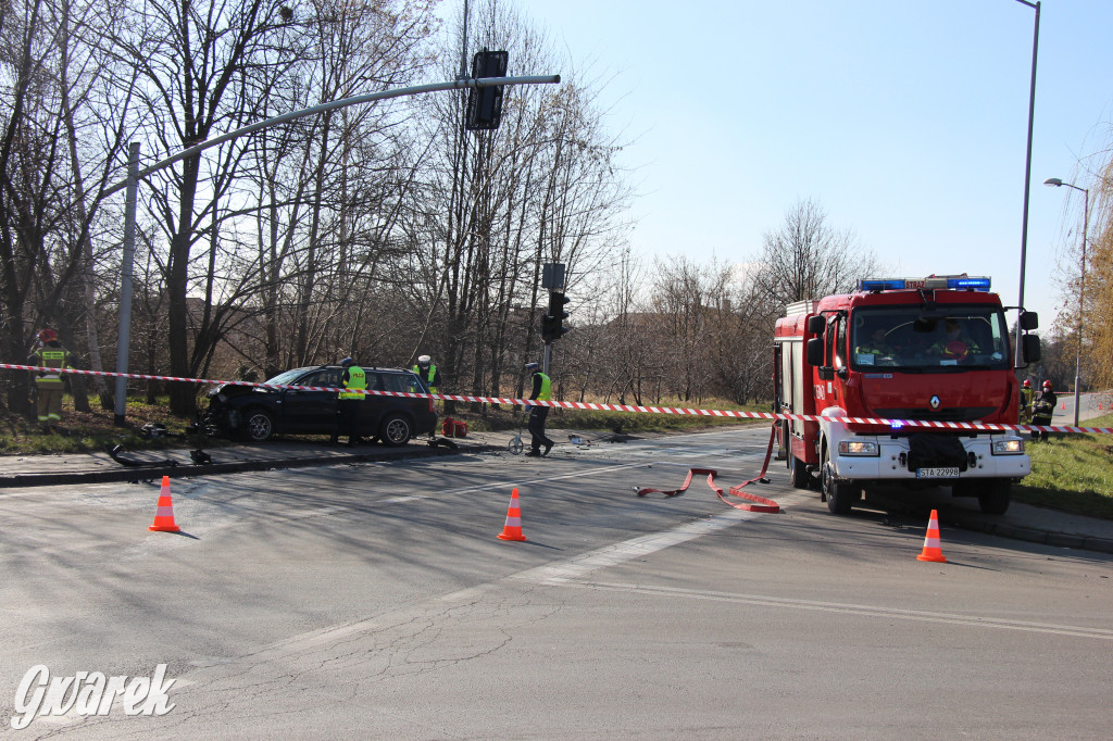Wypadek na tarnogórskiej obwodnicy
