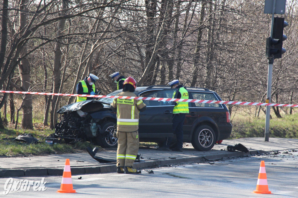 Wypadek na tarnogórskiej obwodnicy