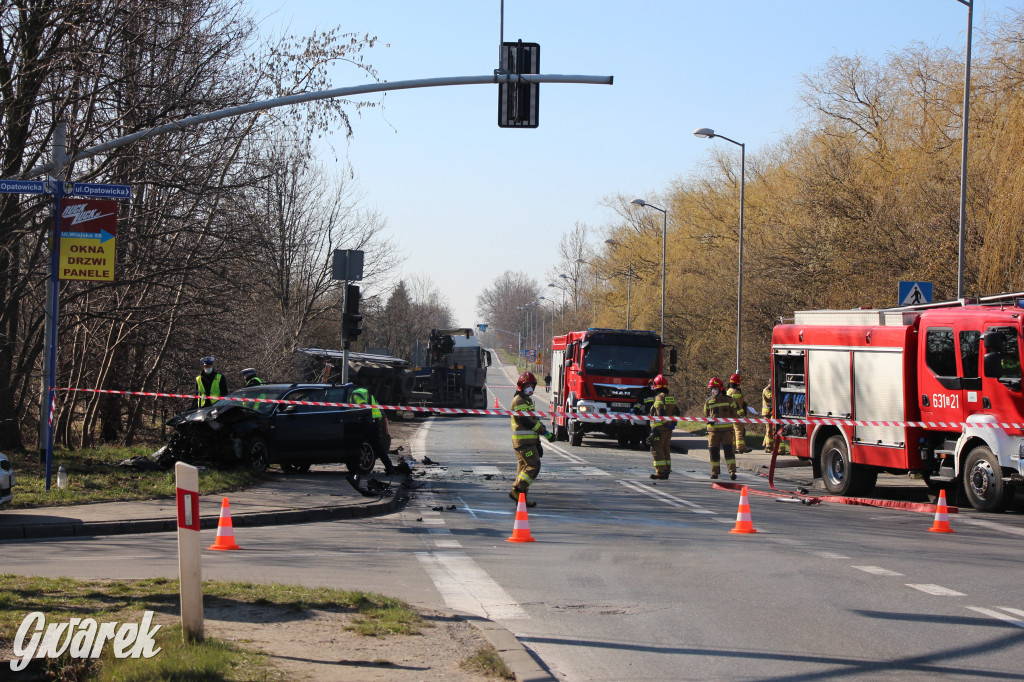 Wypadek na tarnogórskiej obwodnicy
