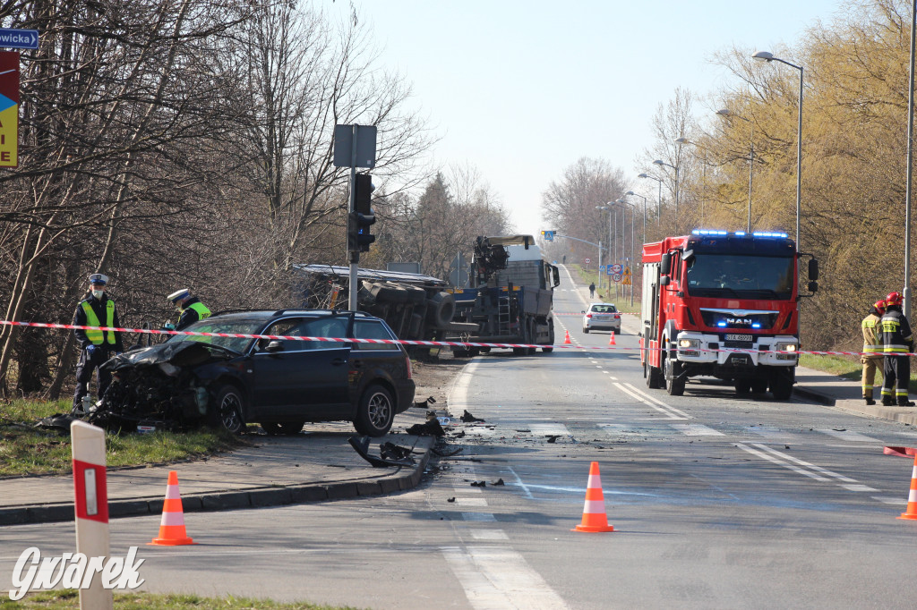 Wypadek na tarnogórskiej obwodnicy