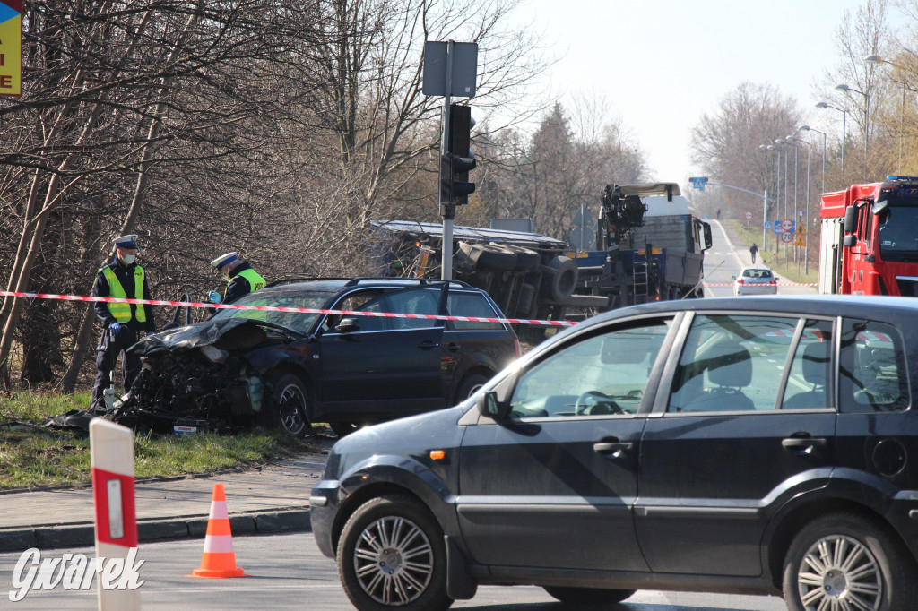Wypadek na tarnogórskiej obwodnicy