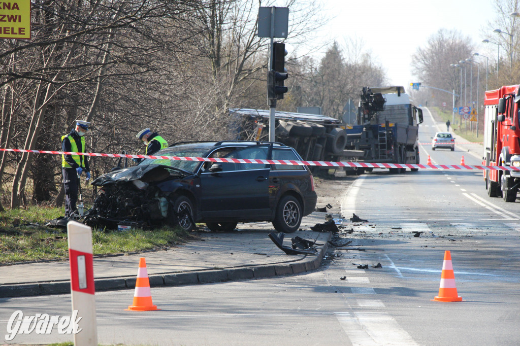 Wypadek na tarnogórskiej obwodnicy