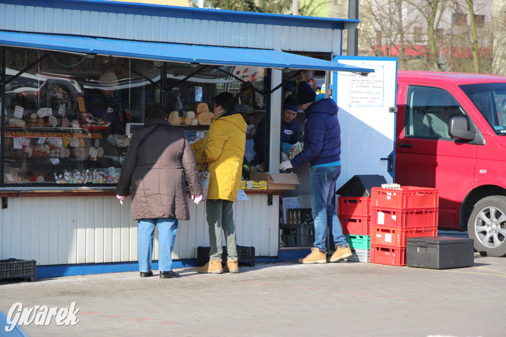 Targ w Radzionkowie w czasach koronawirusa