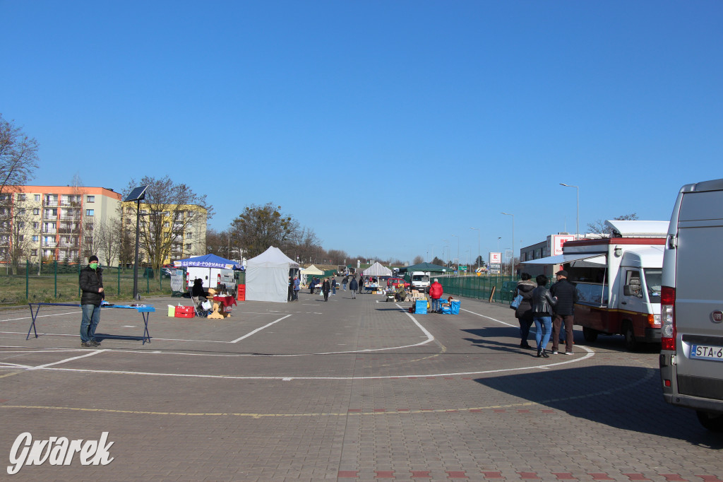 Targ w Radzionkowie w czasach koronawirusa