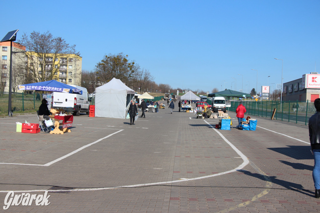 Targ w Radzionkowie w czasach koronawirusa