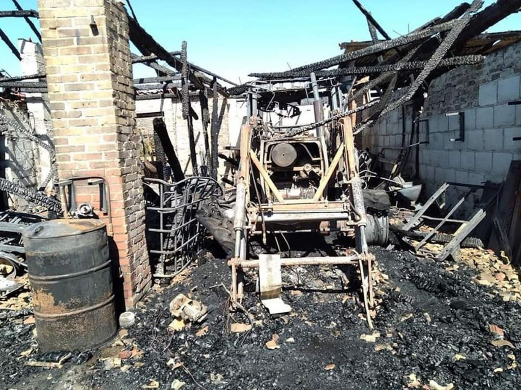 W pożarze zginęły konie, cielęta i pies